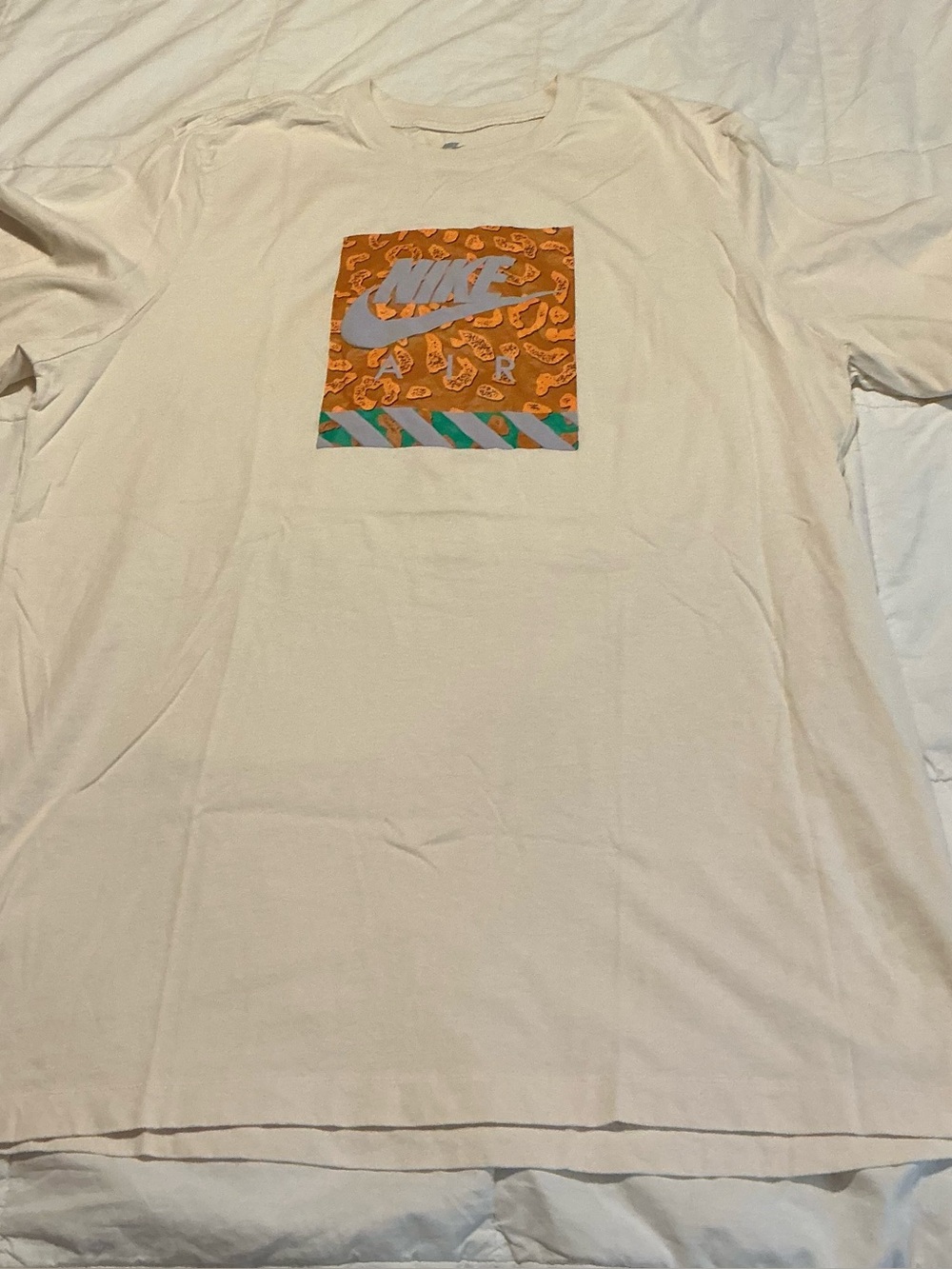 The Nike Tee 2XLT Nike Air Futura Cheese Curls Coconut Milk t-shirt FB9815-113